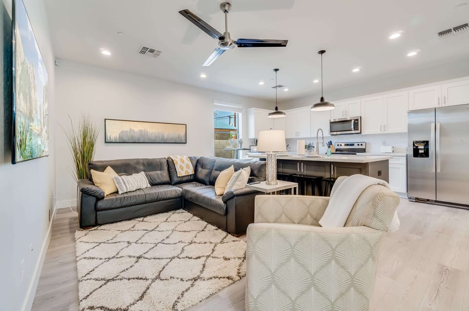 Family Room and Kitchen