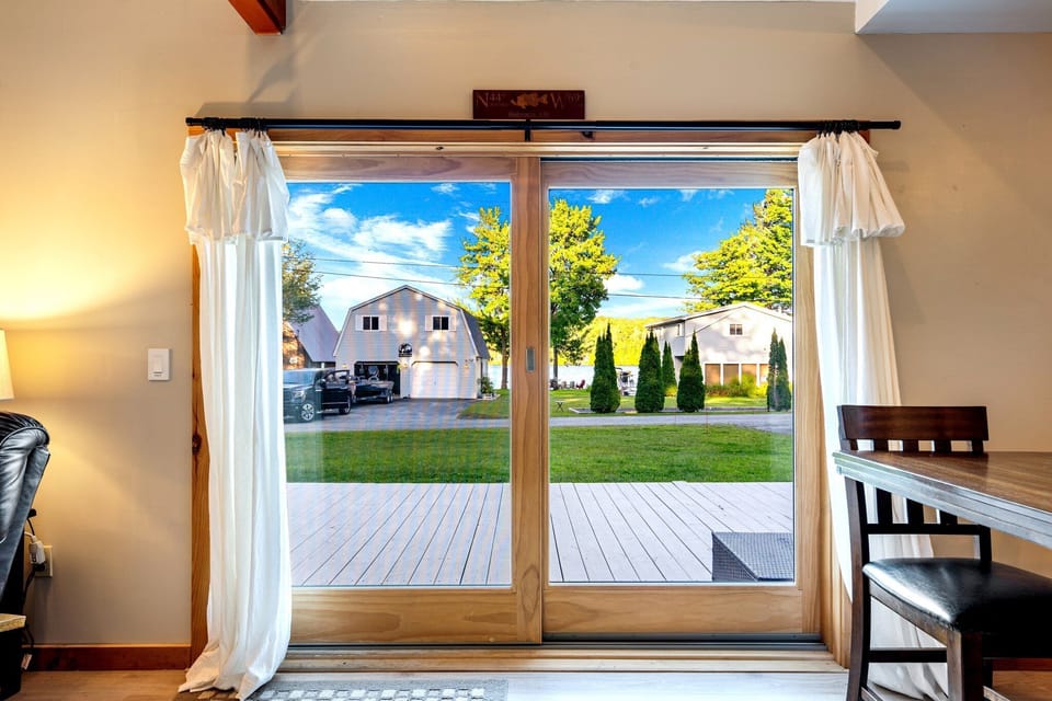 View from kitchen