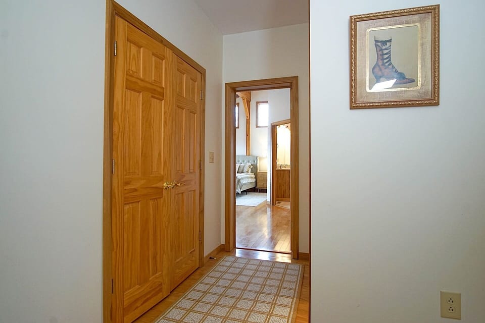 Hall to Master Bedroom and Bathroom