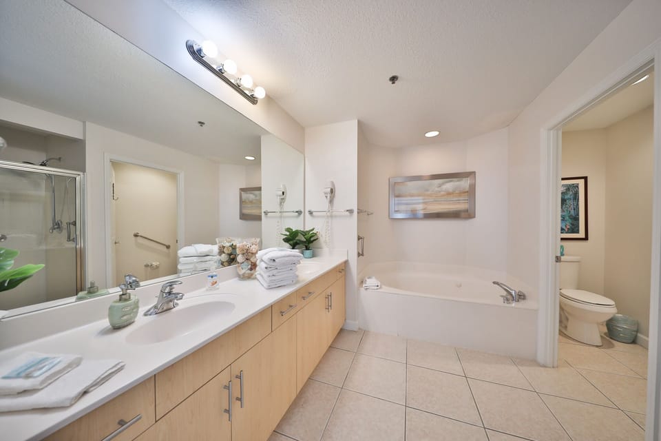Master bathroom.