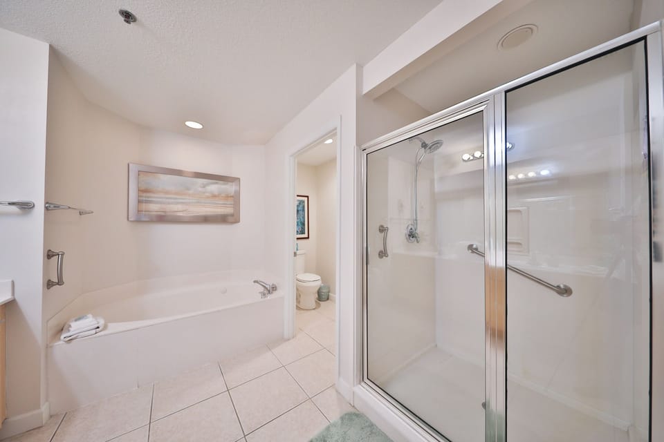 Master bathroom.