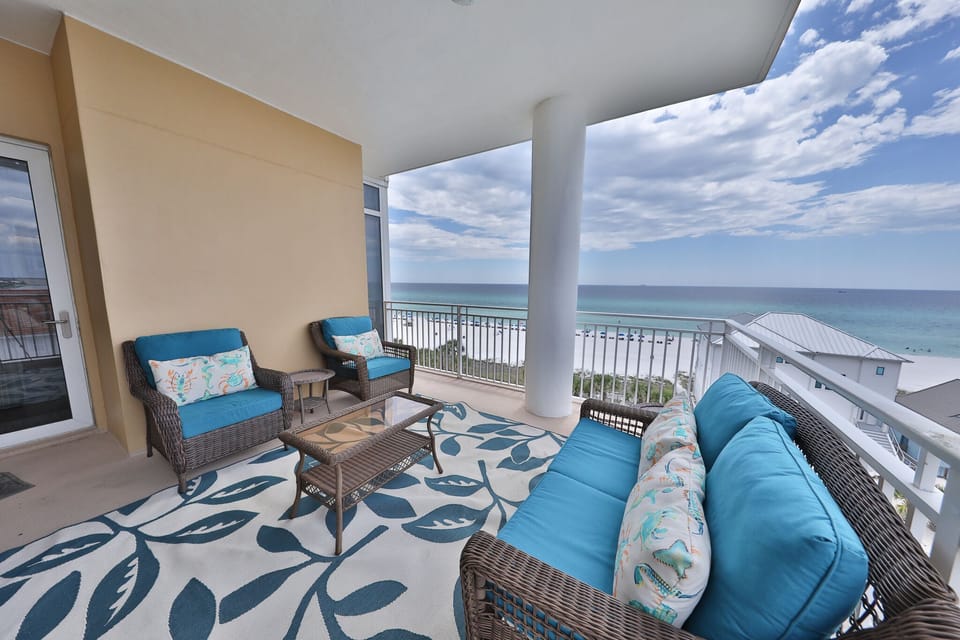 Private balcony.