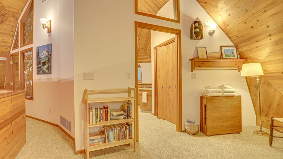 Cabinet with books and games