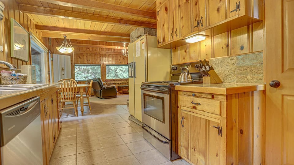 Kitchen with storage