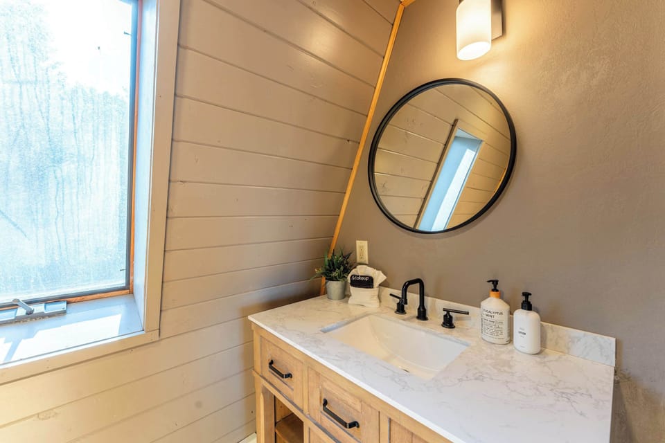 Master bathroom on main floor. 
