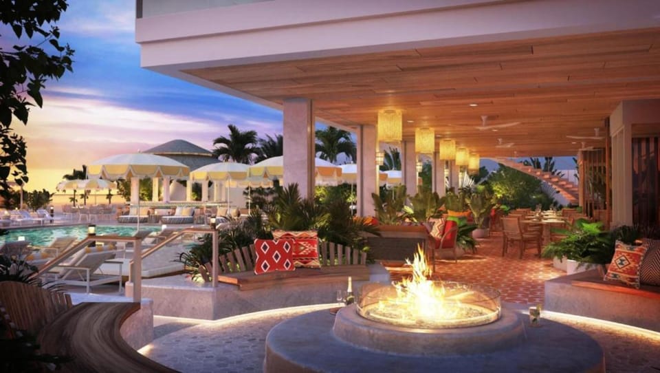 Poolside