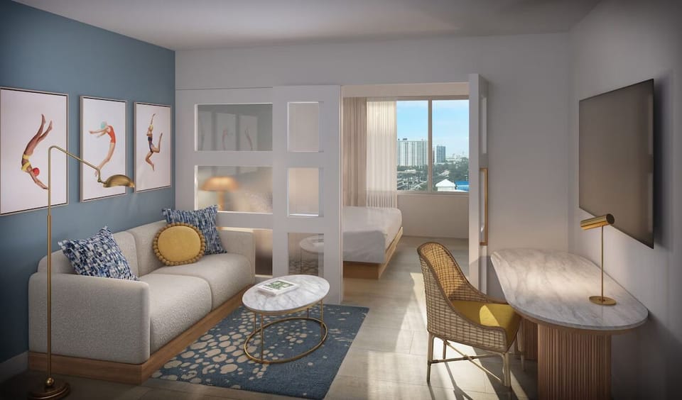 Bedroom. Interior and views may vary based on location and availability.
