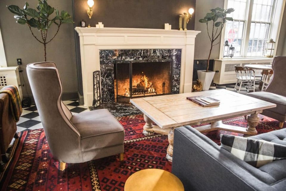 Lobby sitting area