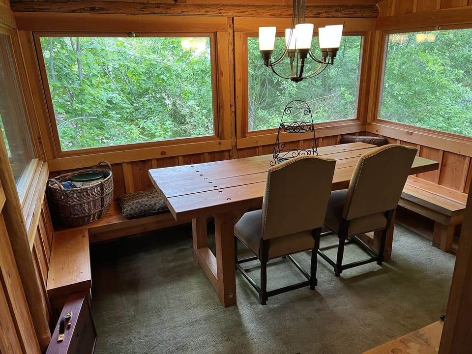 Dining area great for games and family memories!