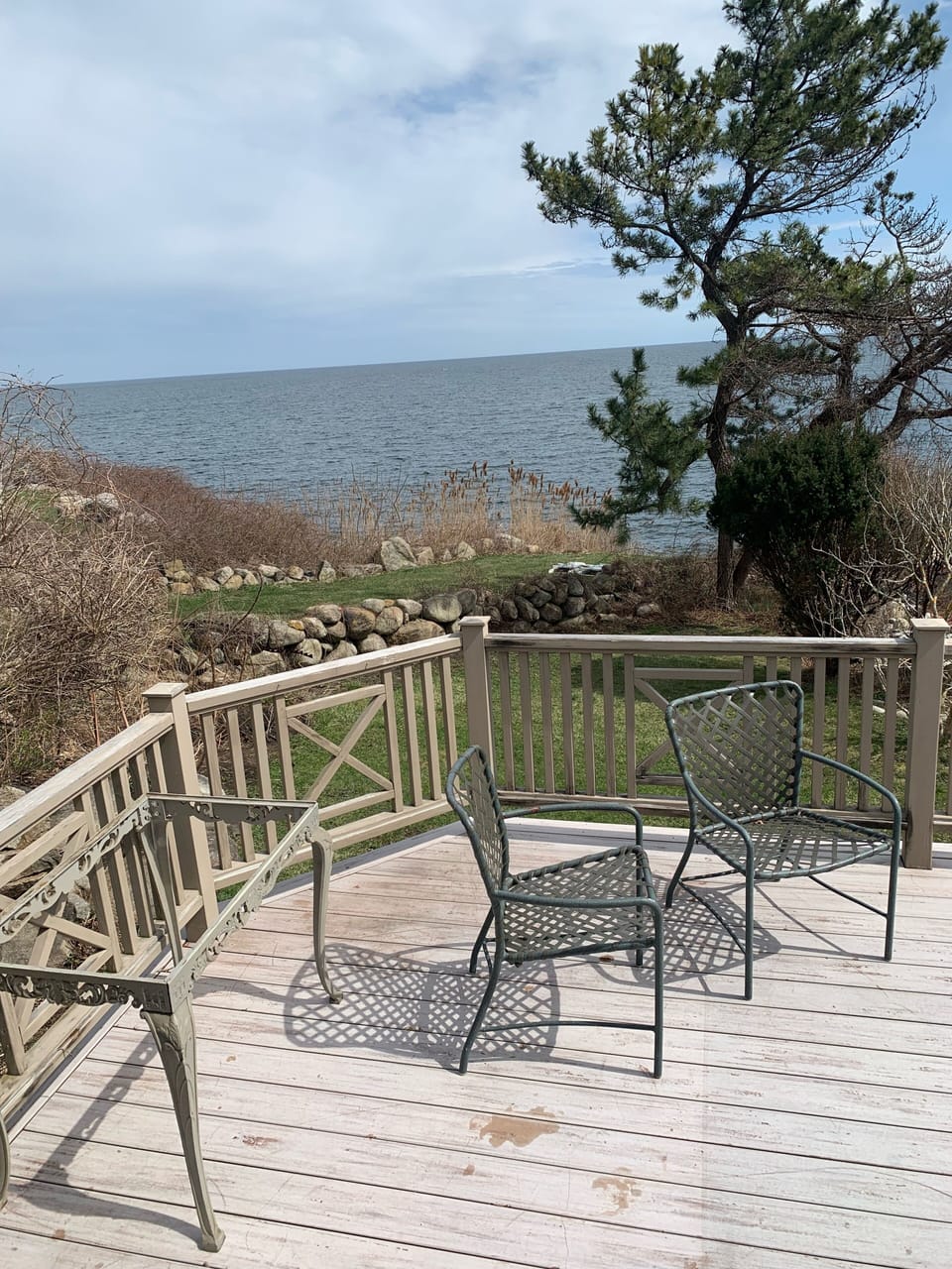 Patio with seating