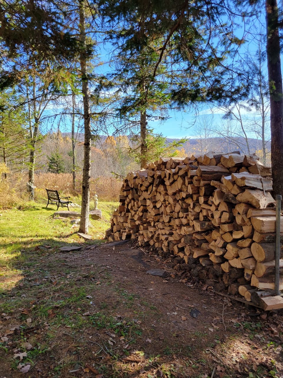 Firewood for campfires and the indoor fireplace