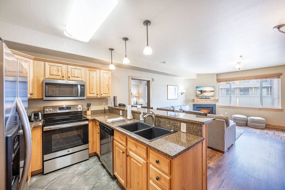 The home has a bright and open floor plan- perfect for gathering together for game night!