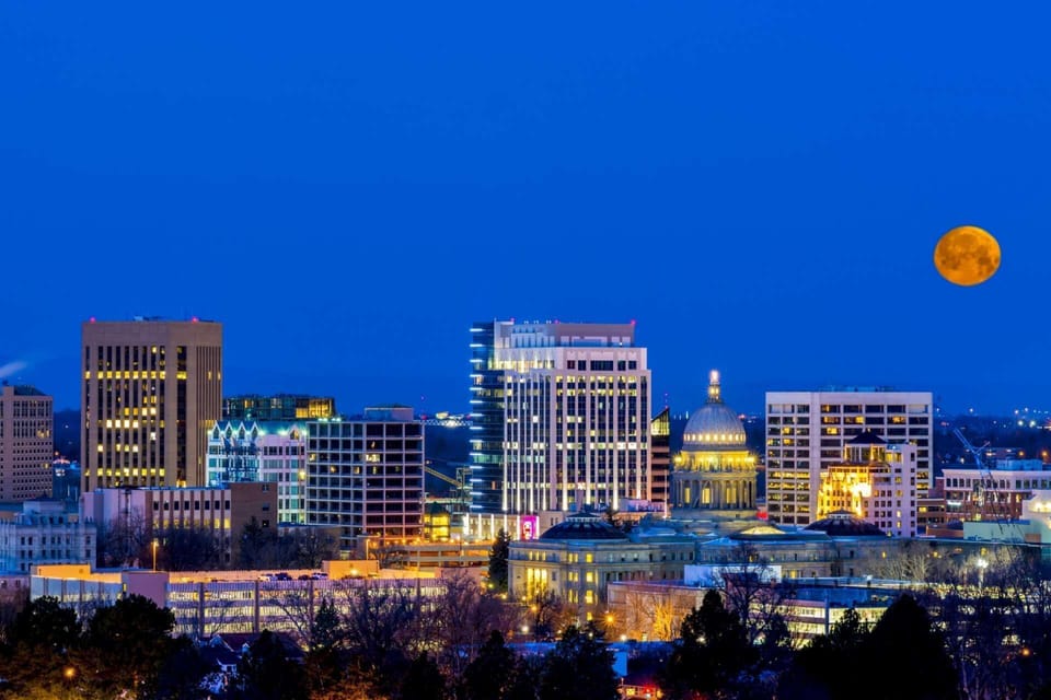 Boise's bustling and ever growing downtown bursting with local 5-star restaurants, shops, parks, museums, the Idaho State Capitol, and more!