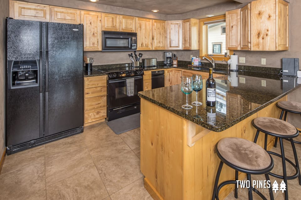 Kitchen With Bar Seating