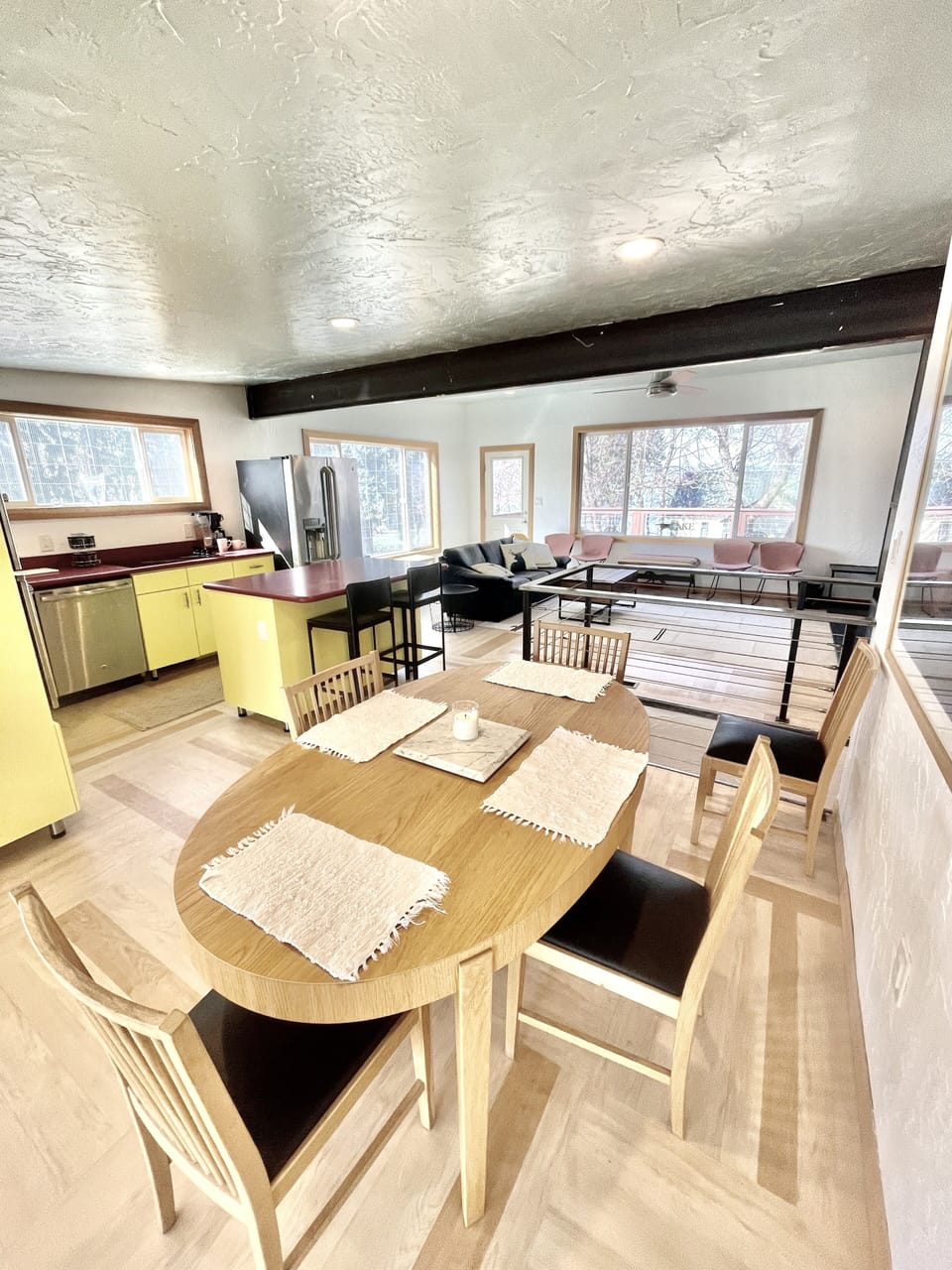 Kitchen and dinning area