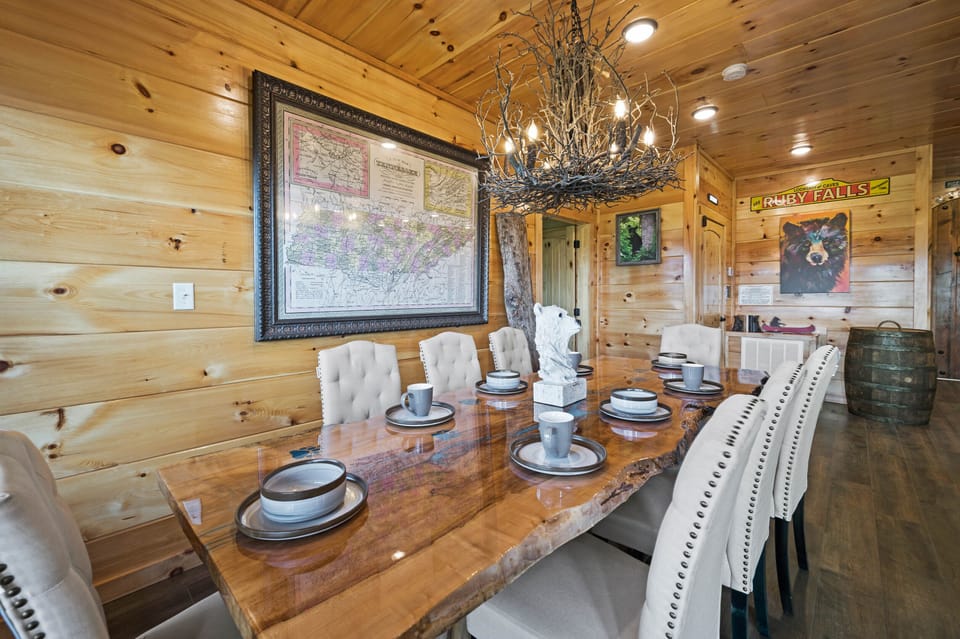 Custom made dining room table