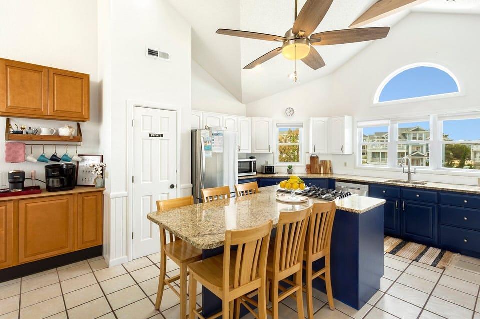 Whip up something delicious in the Kitchen with modern appliances / Coffee Bar
