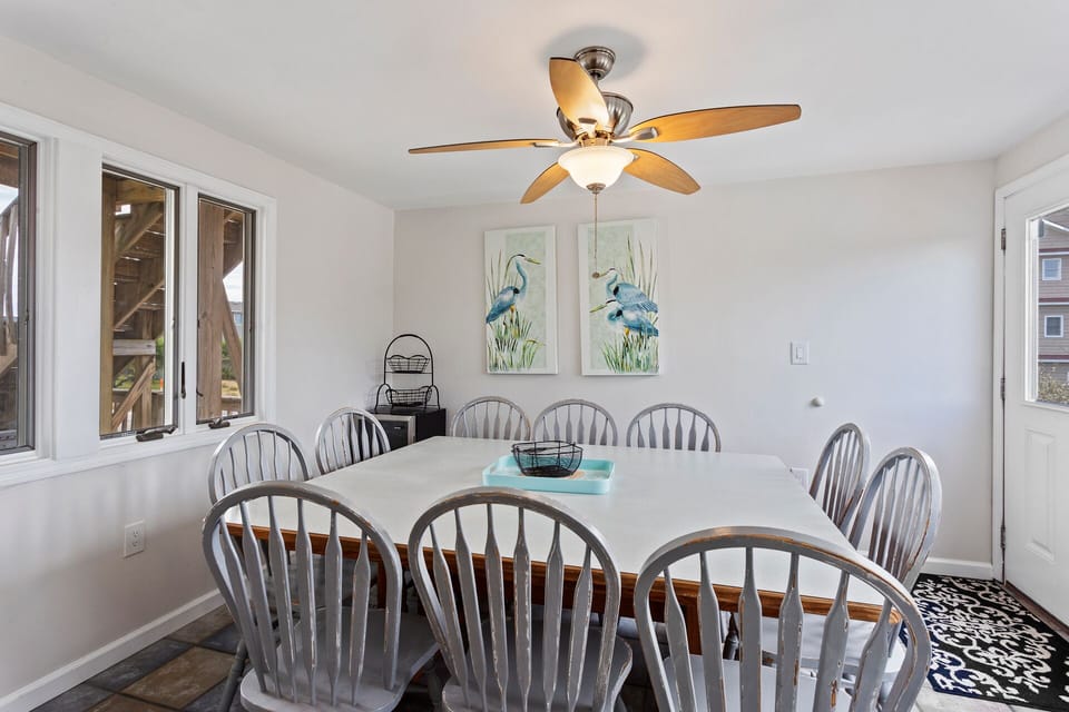 The Dining Area ensures plenty of space for everyone to enjoy a great meal together.