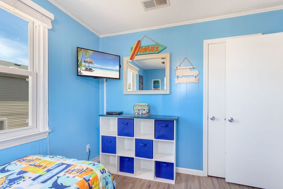 Two twin beds
