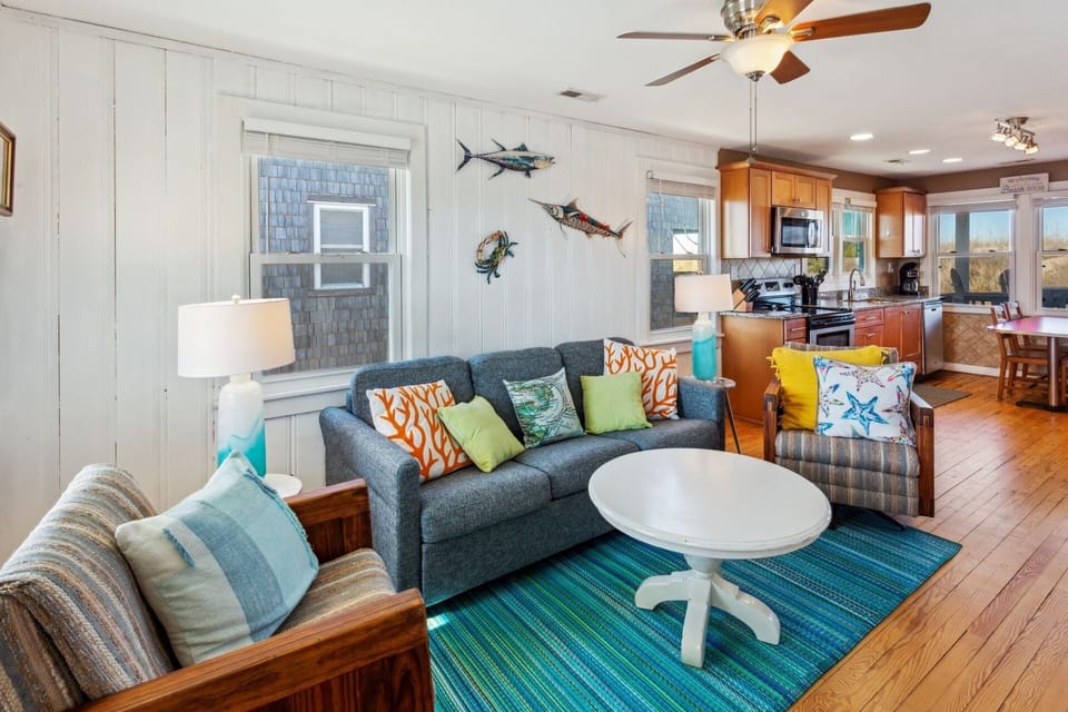 Living area (Beach front home)