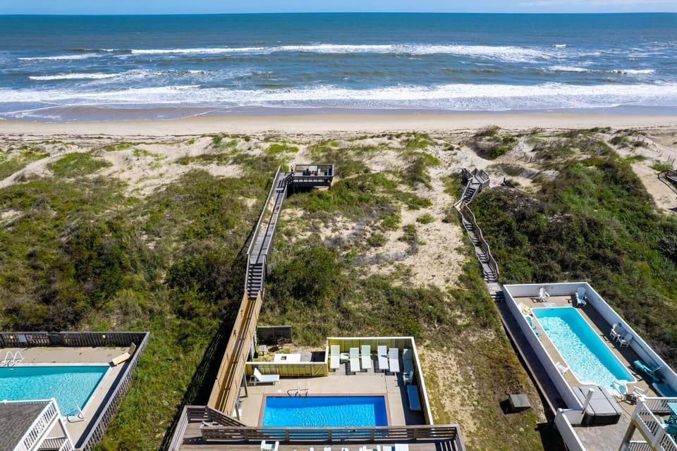 Enjoy a dip in the Private Oceanfront Pool at the end of the day!