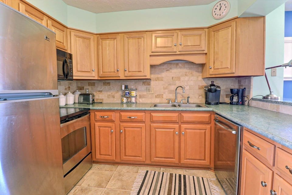 Whip up something delicious in the convenient Kitchen.
