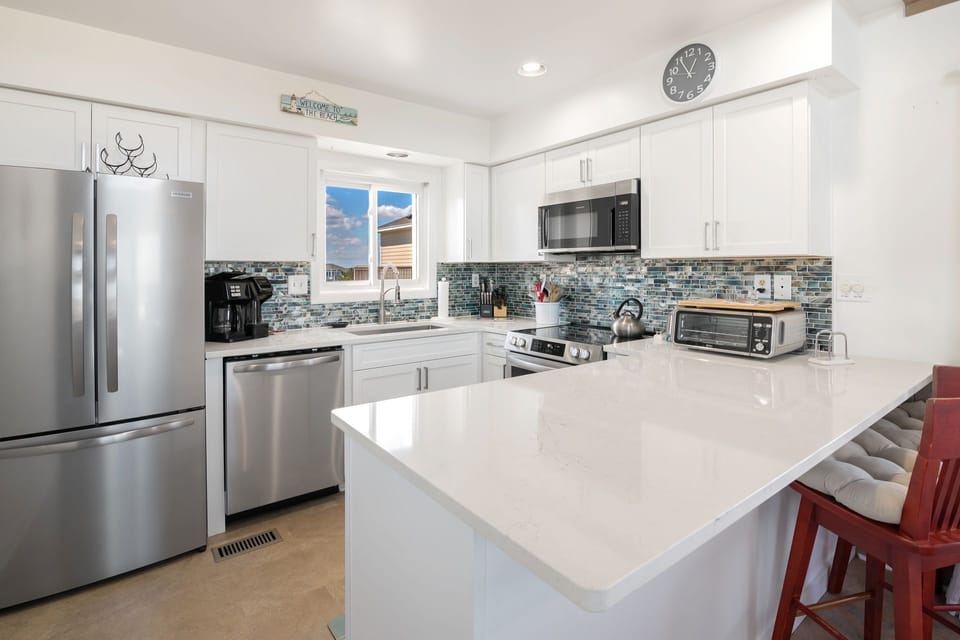 The modern Kitchen has everything you need to make a delicious meal the whole family will love.