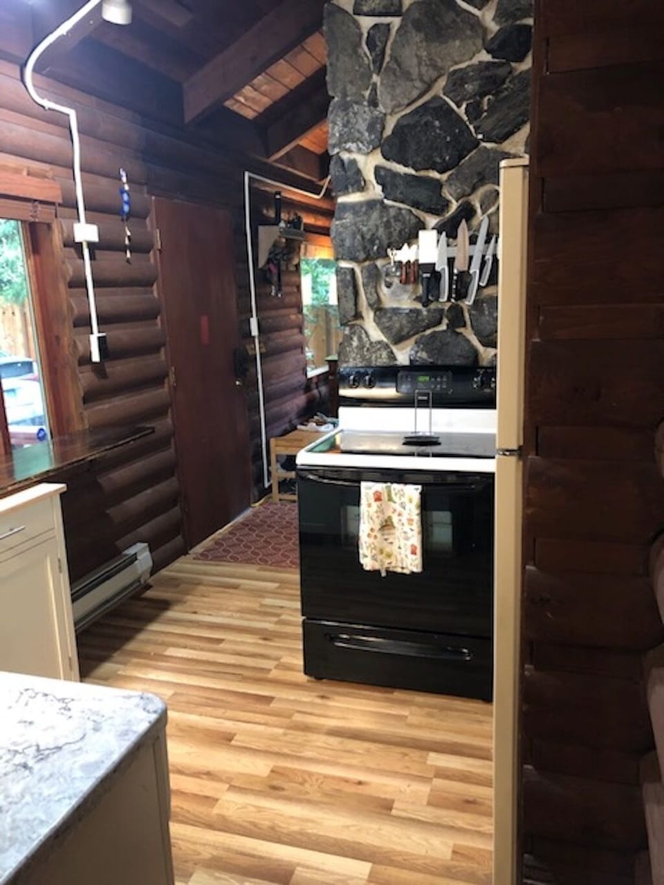 Walk thru kitchen