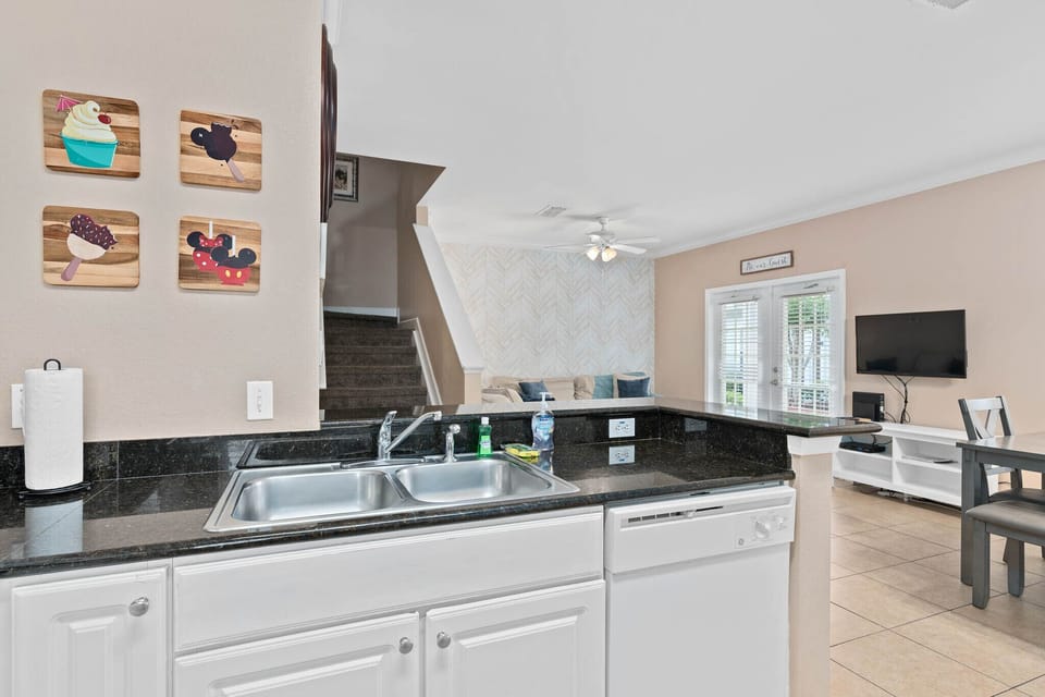 Kitchen and Living Space