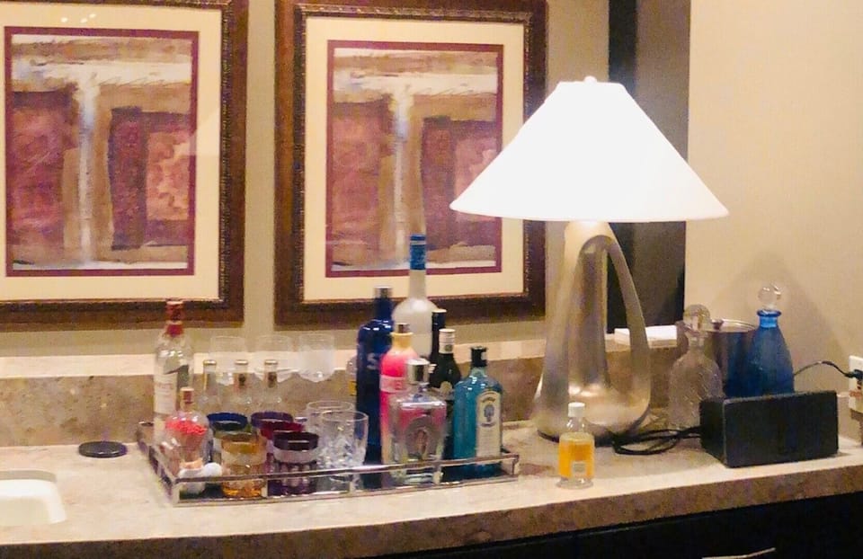 Enjoy libations and your custom bar area.