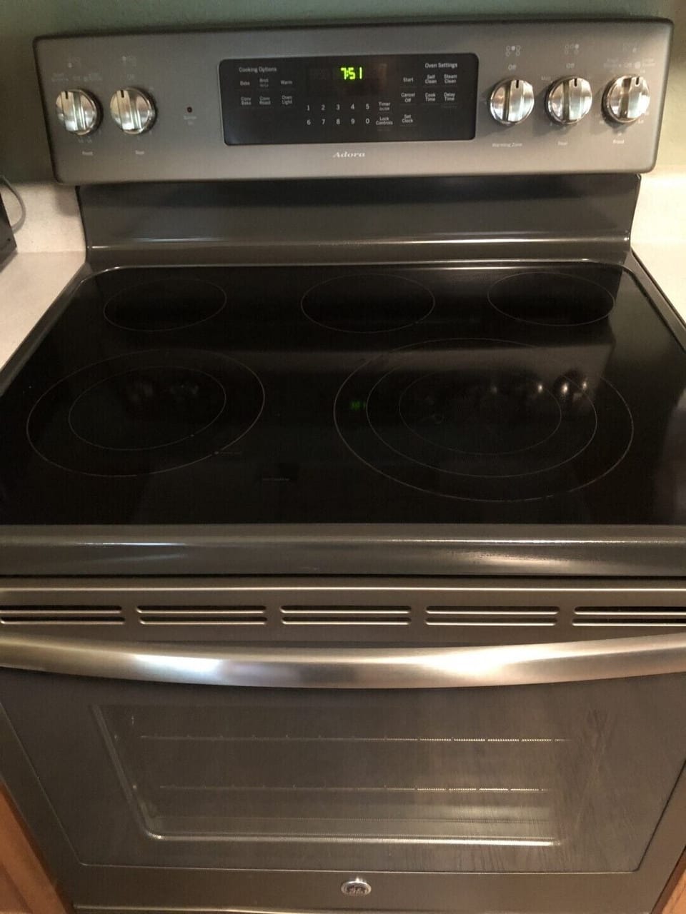 smooth top stove surface