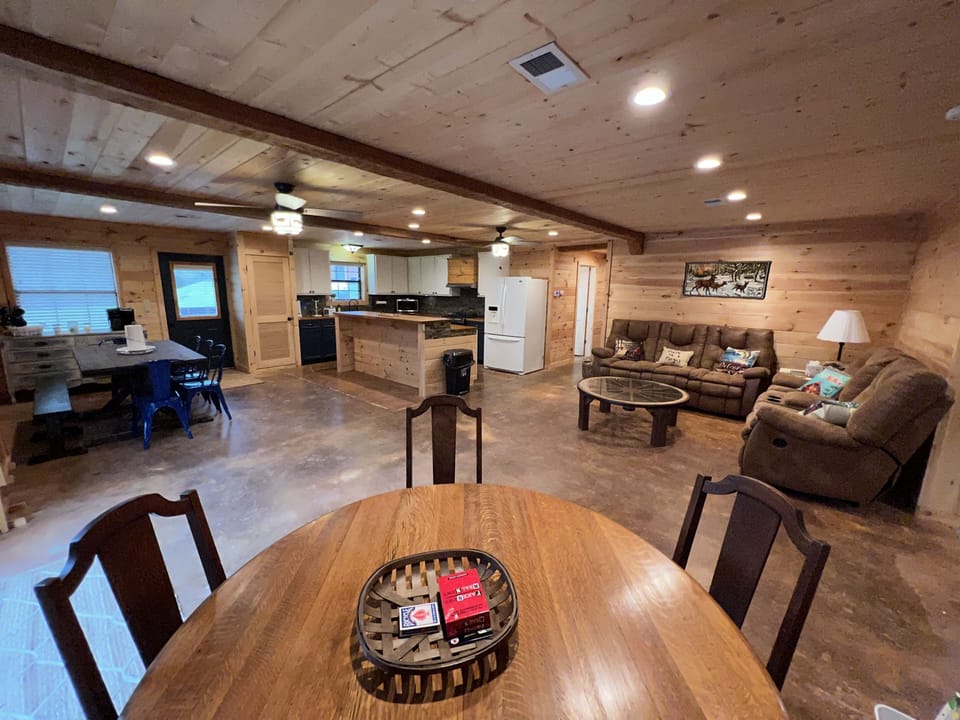 Beautiful open floor plan with so much space for entertaining.