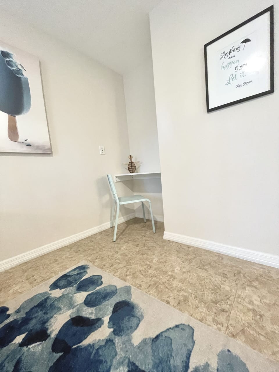 Small desk to check those pesky emails. 