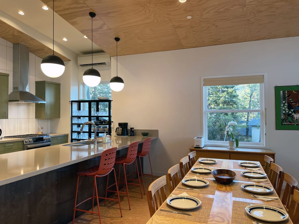 Dining table.