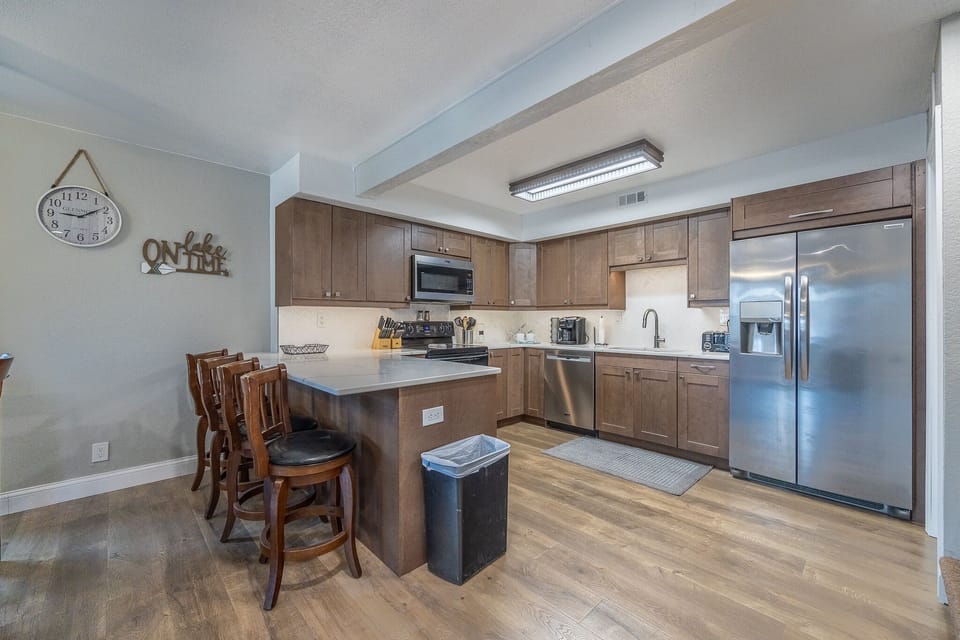 Kitchen on lower level