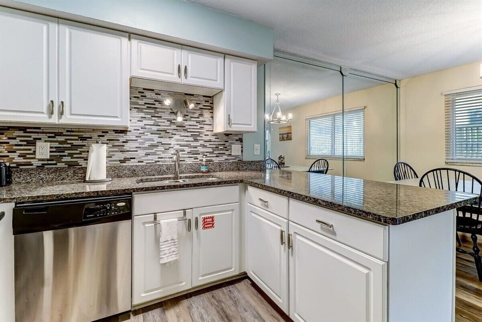 Kitchen Open to Dining Area
