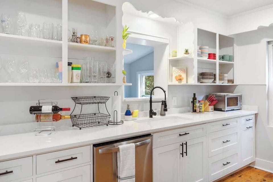 Large kitchen for cooking home-cooked meals