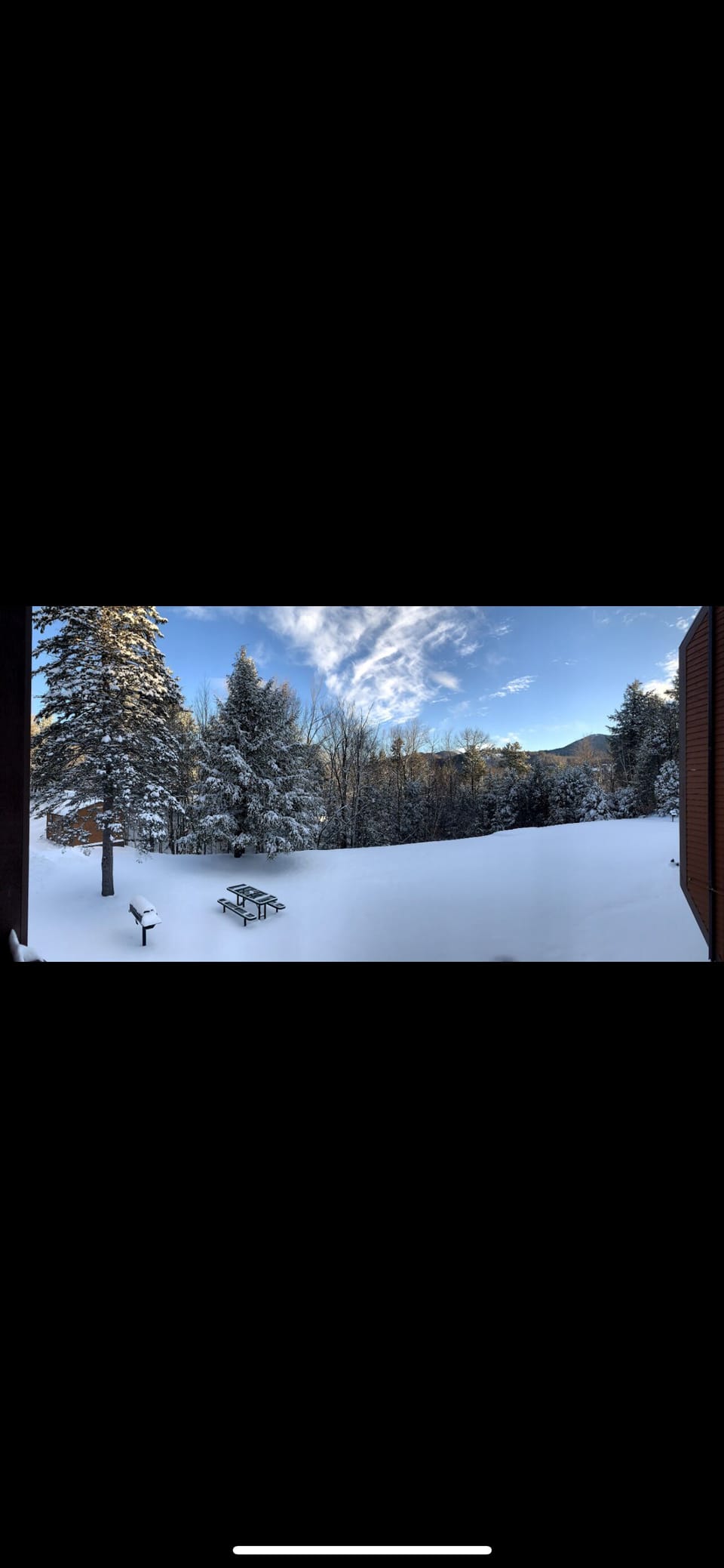 winter view from condo