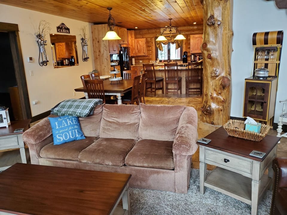 Sitting Area with Dining and Kitchen