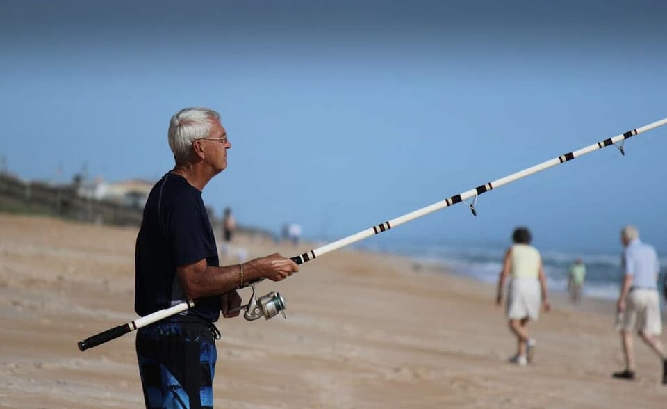 Enjoy fishing from the beach- you're at home!