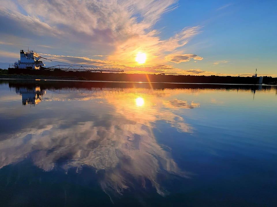 Sunrise, coffee and a "Footer"!