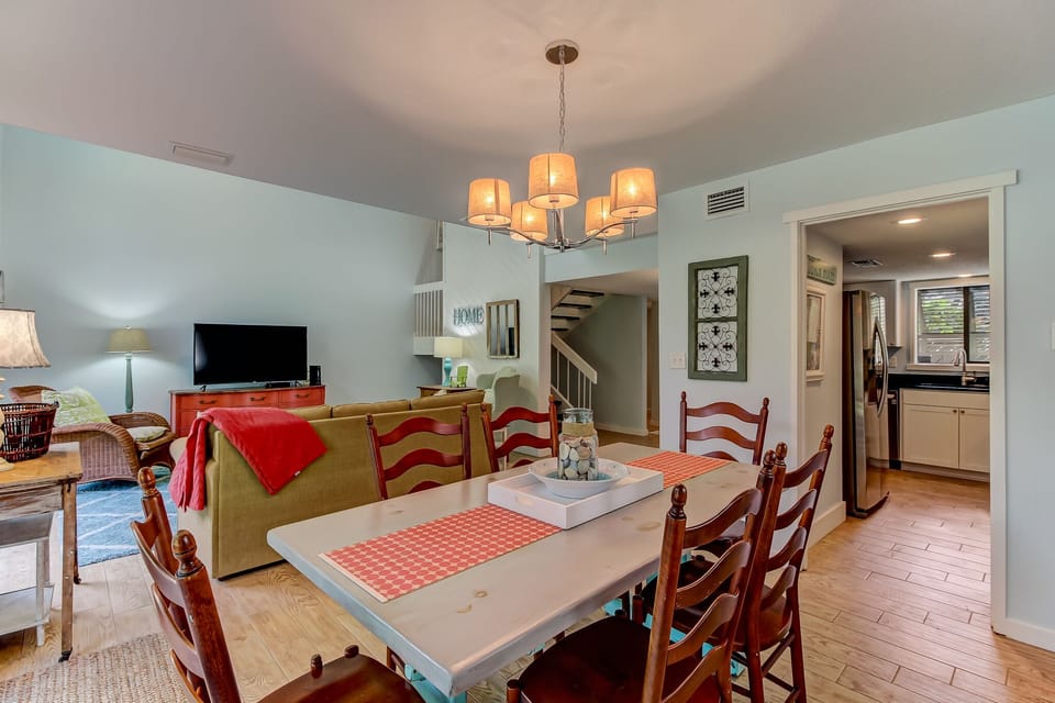 Dining and kitchen