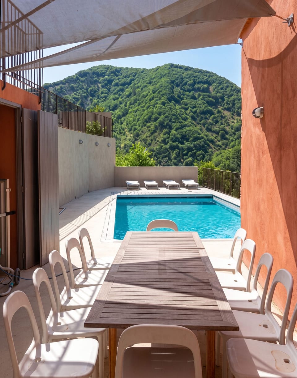Swimming pool view