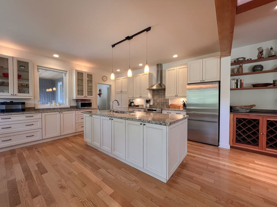 Fully stocked kitchen