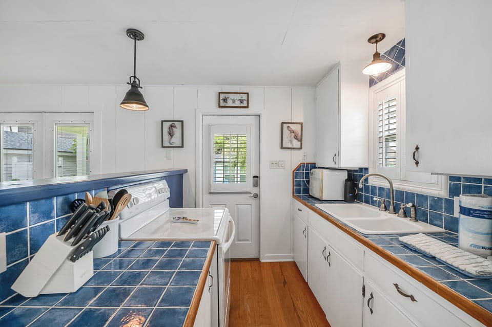 Savor the convenience of this compact kitchen