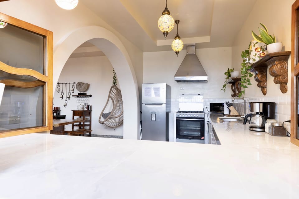  Kitchen with all brand new stainless steal appliances and ocean view 