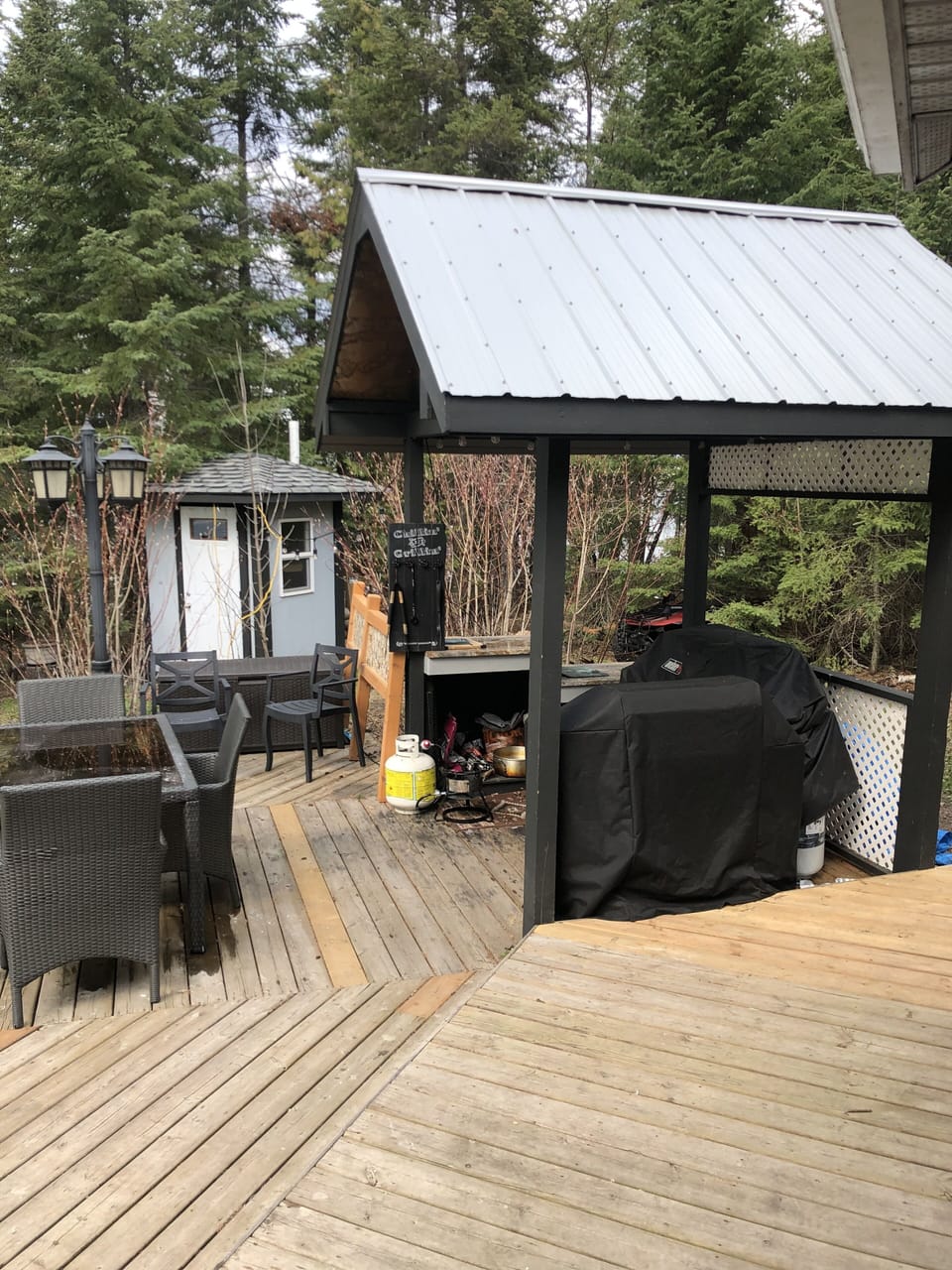 Outdoor Kitchen on deck.