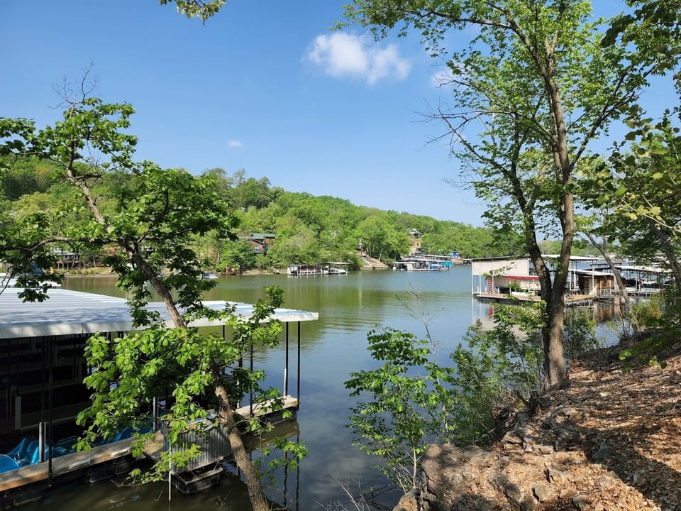 Lake view from the lower walkway