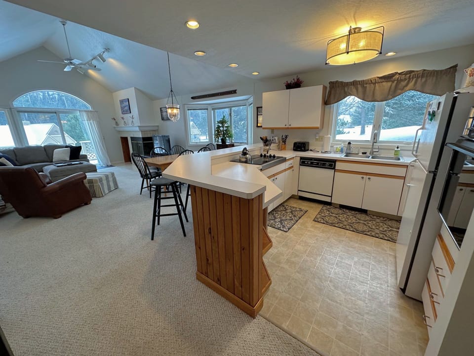 Kitchen in winter