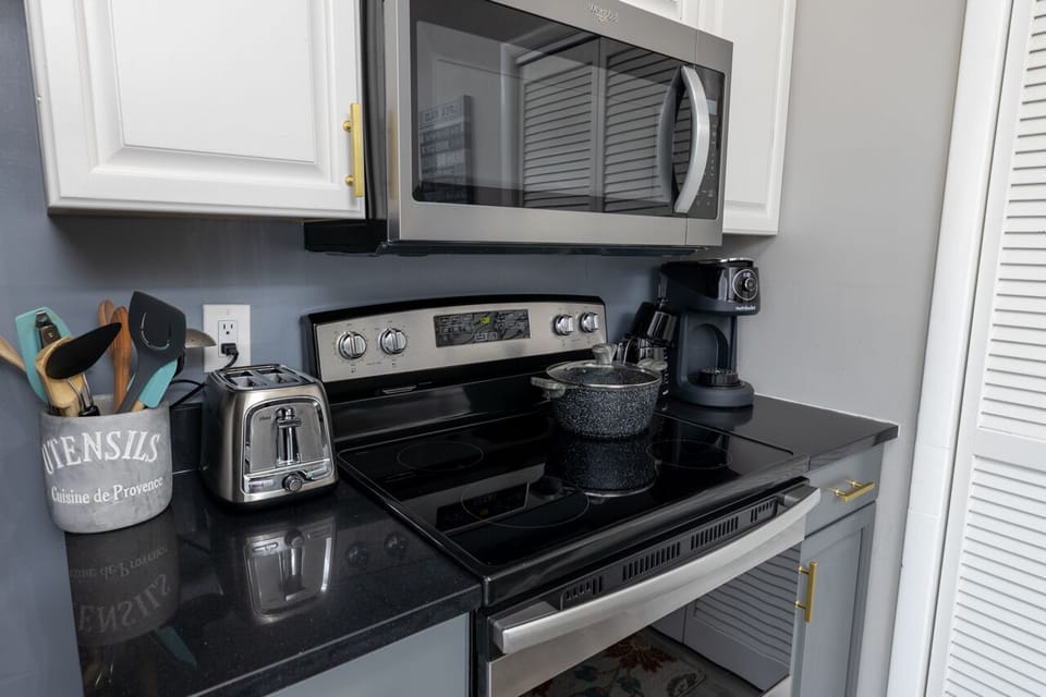 Full-size appliances for cooking